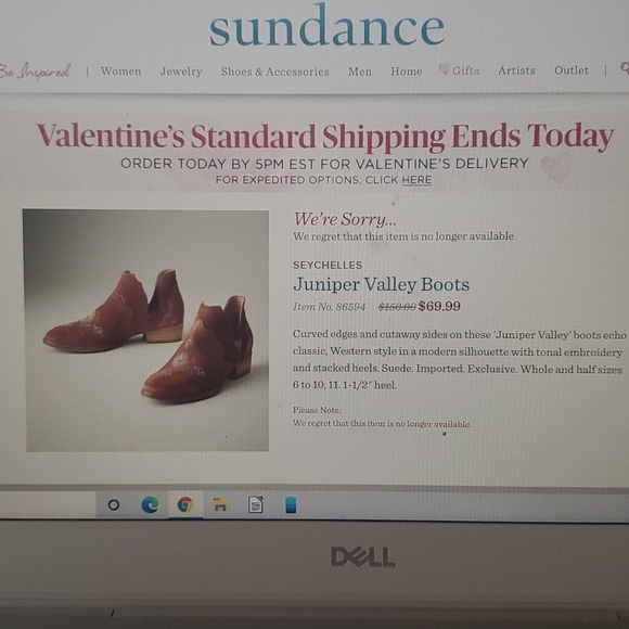 Seychelles Juniper Valley booties from Sundance - Picture 5 of 7